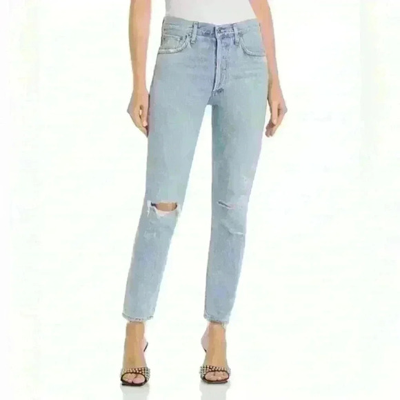 Agolde Denim - AGOLDEJamie High Rise Tapered Jeans in Shakedown Size 24